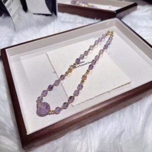 Purple Heaven Star Trajectory Energy Necklace—Crown of Spirituality, Veins of Wisdom