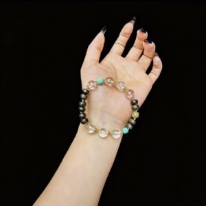 Realm of Light and Dust Energy Bracelet— Clear as a mirror, gentle as the heart.