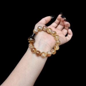 Golden Sun Formation Energy Bracelet — Courageous Heart, Wisdom as Companion