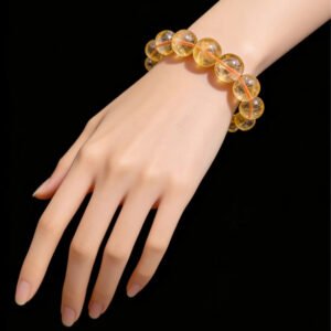 “Golden Citrine” Energy Bracelet — The Light of Mindful Abundance